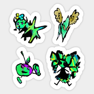 SLIMEOIDS: Feral Fucks Pack Sticker